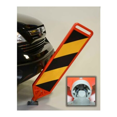 Flexpost FlexPost Delineator Paddle Adhesive w/Metal Spring, 41"x X 9"W Dia, SM-D-DP
